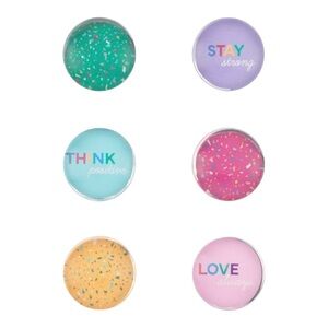 Pastel Motivational Magnets - Set of 6